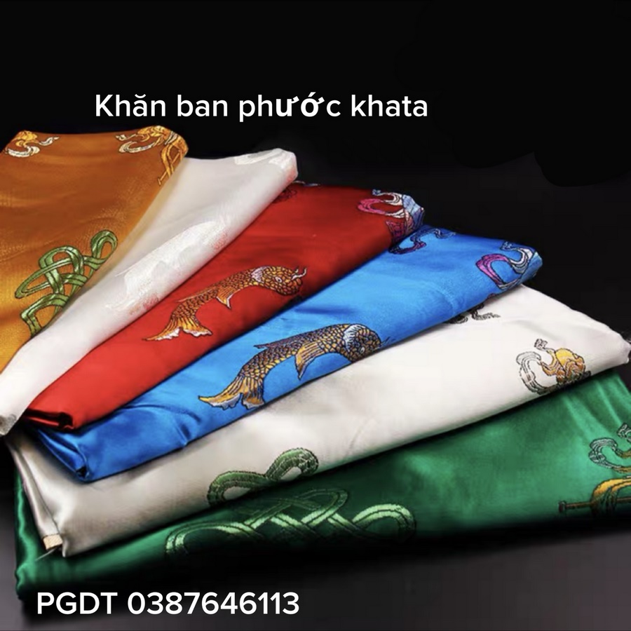 Khăn Khata Ban Phước (loại cao cấp)