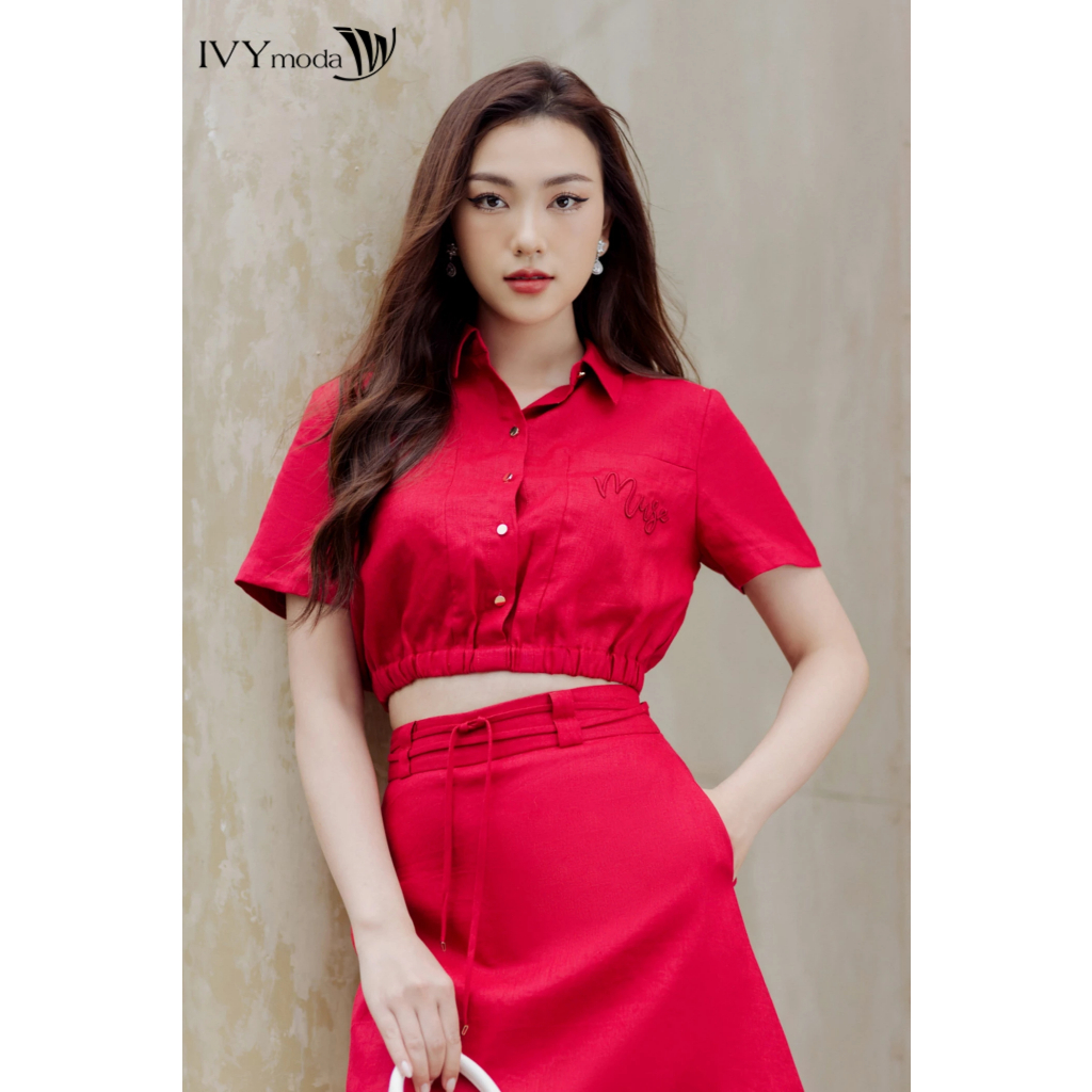 Áo croptop Muse set IVY moda MS 16M8303