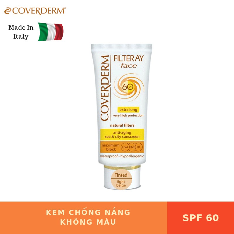 Kem chống nắng Coverderm Filteray Face SPF 60 50ml