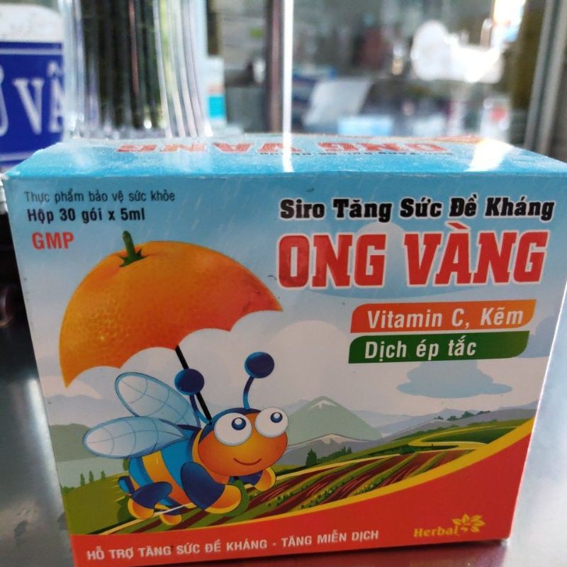 Siro tăng sức đề kháng ông vàng
