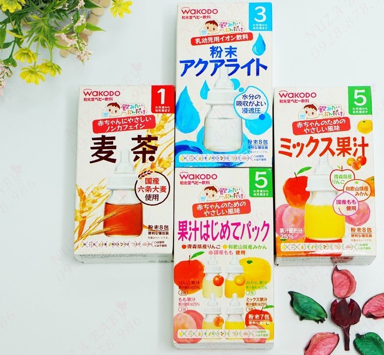 Trà hoa quả Wakodo Nhật Bản cho bé