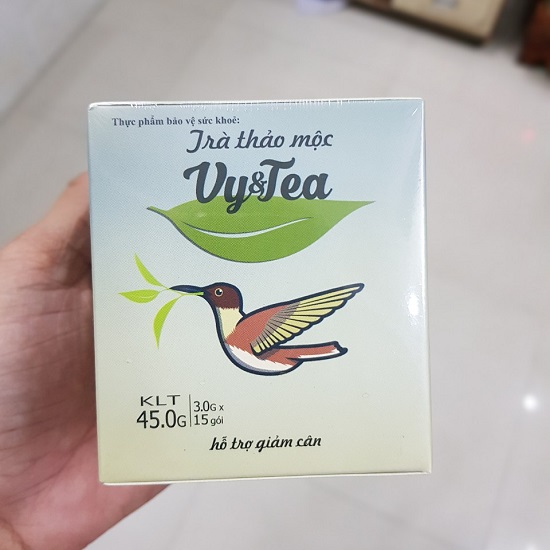 GIAM CÂN VY VA TEA (15 gói, đủ tem. date mới)