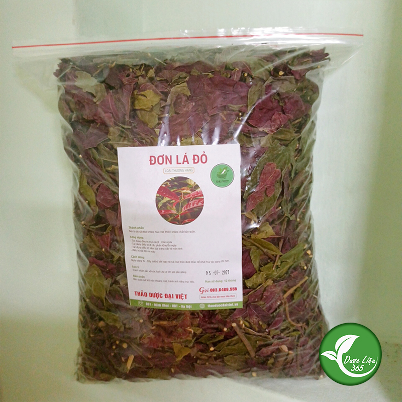 Cây Đơn Lá Đỏ khô (1KG) - DV150