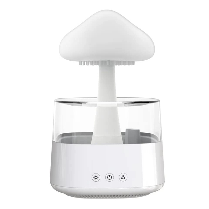 Cloud Humidifier, Diffuser for Bedroom and Home, Cool Mist Quiet Air Humidifier, 8 Color Lights