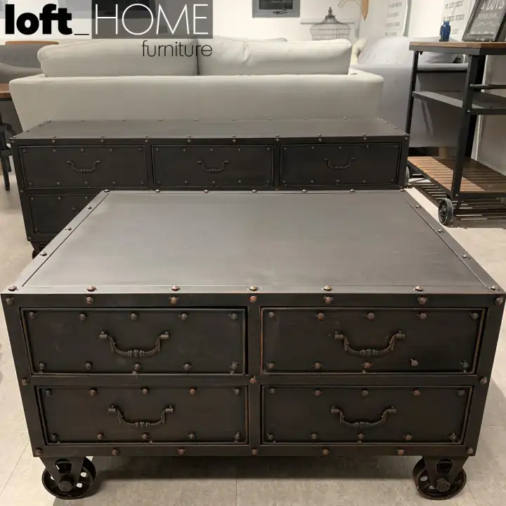 coffee table with drawers