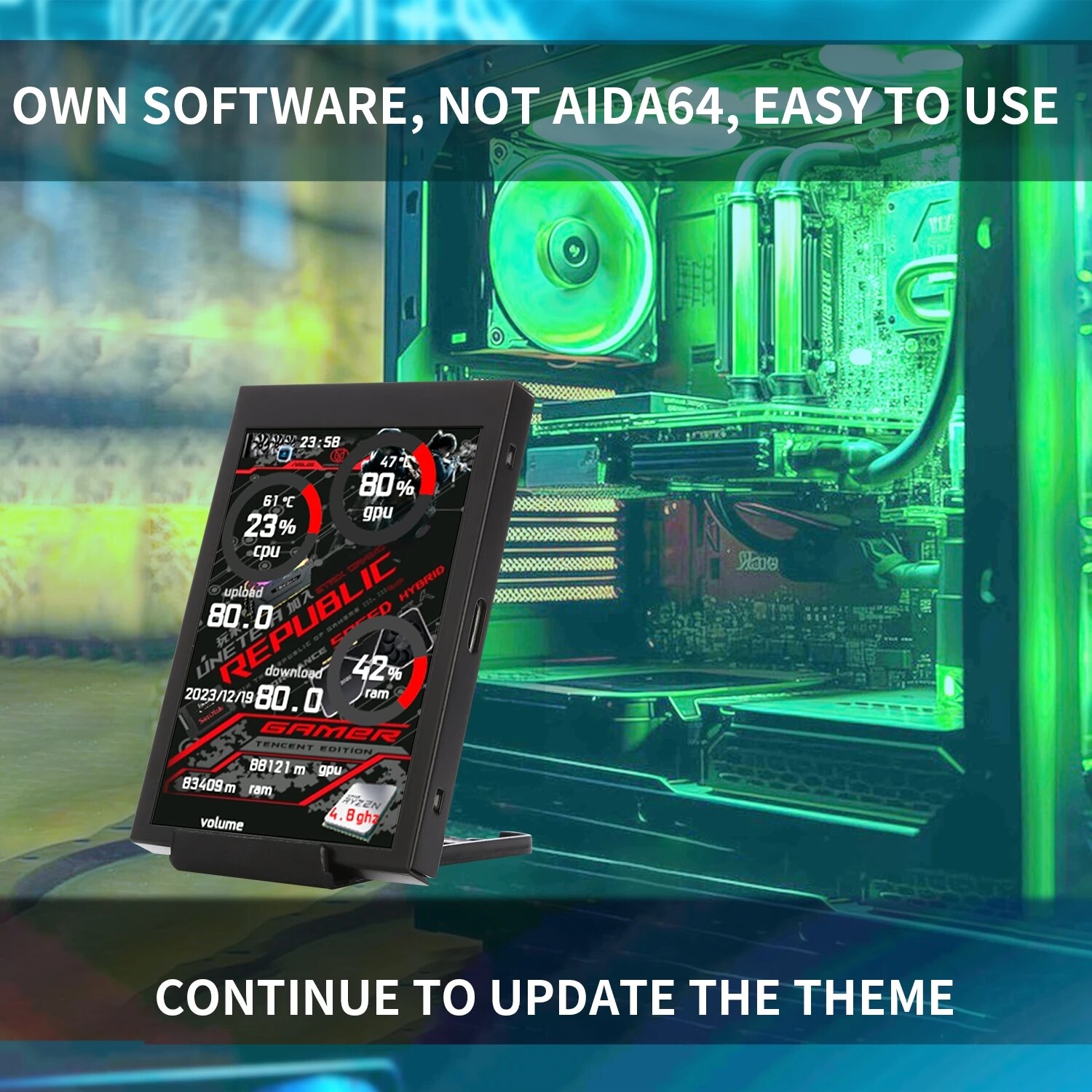 New%203.5%20Inch%20IPS%20TYPE-C%20Secondary%20Screen%20Computer%20CPU%20GPU%20RAM%20HDD%20MonitorUSB%20Display%20For%20Freely%20AIDA64%20-%20Image%205