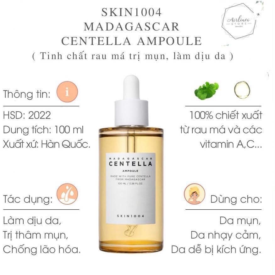 Serum Centella Rau Má Dưỡng trắng, giảm mụn thâm