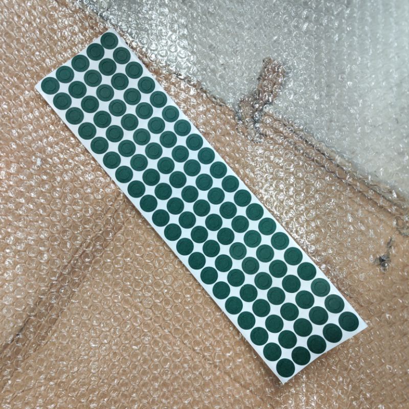 Miếng dán pin 18650 bảo vệ cực dương (1 tấm 100 miếng dán)