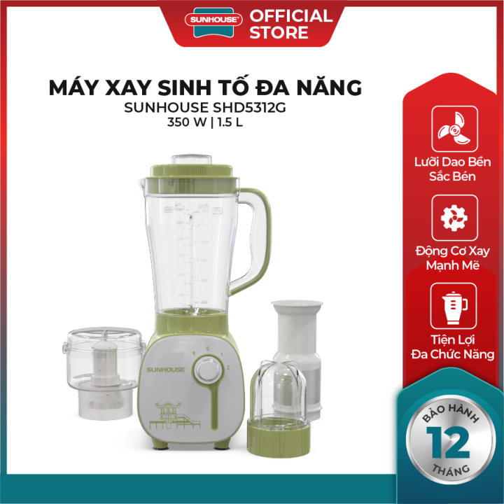 Máy xay sinh tố đa năng SUNHOUSE SHD5312G-…