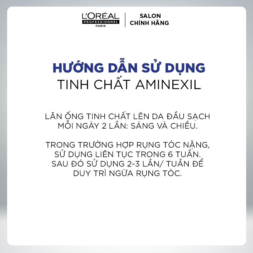 Tinh chất chống rụng tóc LOREAL AMINEXIL 10 x 6ml