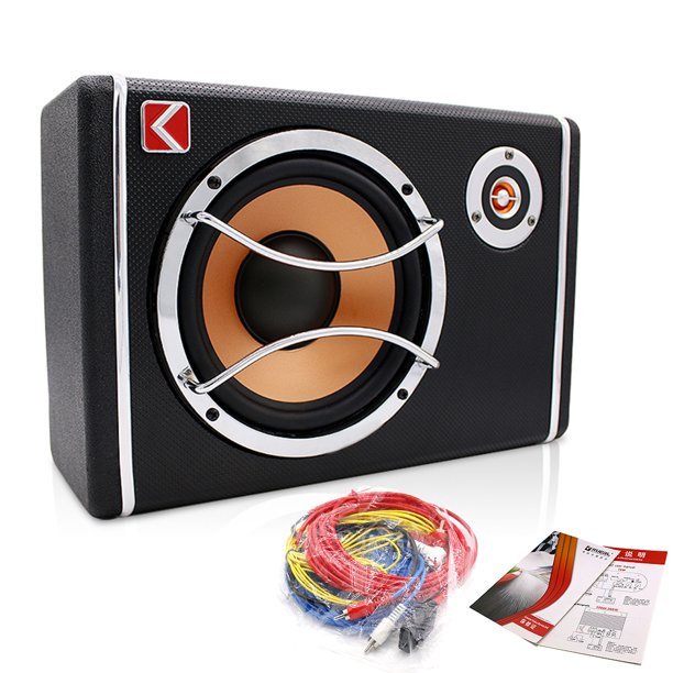Loa sub hơi ô tô K-C6APR cao cấp dải âm rộng nhỏ gọn tiết kiệm diện tích. Loa bass, Loa Siêu Trầm siêu xịn