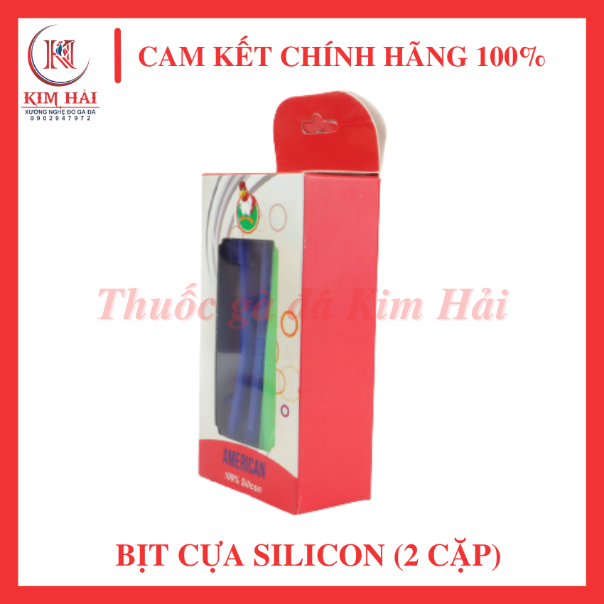 Bịt cựa cao su Silicon cho gà đá.