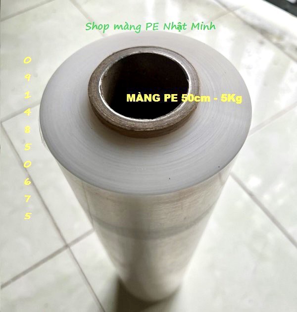 Màng PE quấn hàng 50cm 5kg