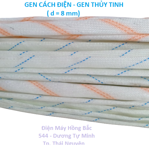 Gen cách điện sợi thủy tinh - 10 mét gen phi 8mm