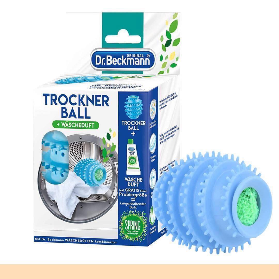 Bóng giặt chống nhăn + nước xả vải đậm đặc dr. beckmann