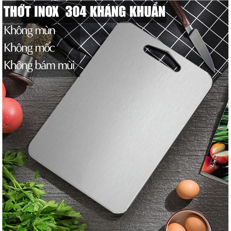 Thớt Inox 304 Kháng Khuẩn Cao Cấp