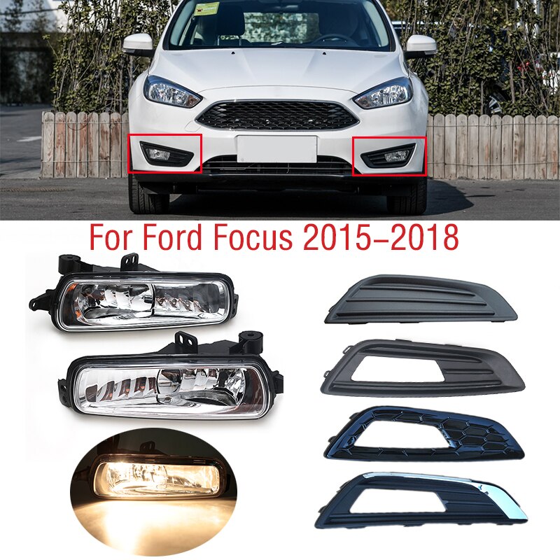 xps Foglight Foglamp For Ford Focus MK3 2015 2016 2017 2018 Front Bumper