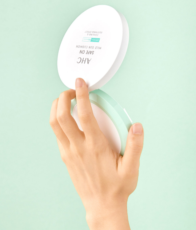 [Chính hãng] Phấn nước AHC Safe On Mild Sun Cushion/ AHC 세이프 온 마일드 선 쿠션 25g(SPF50+/PA++++)