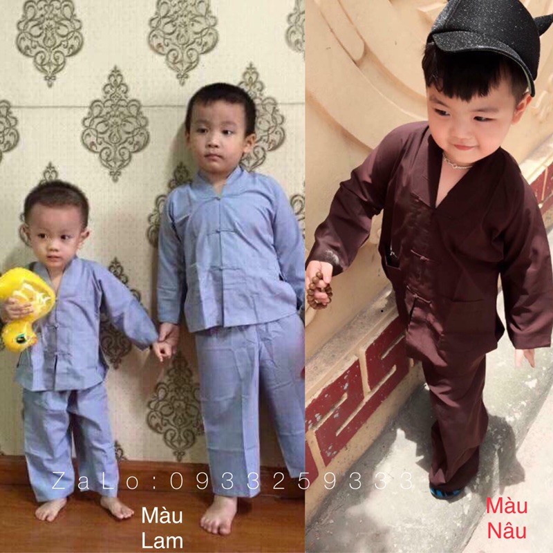 Đồ Lam Đi Chùa Cho Bé # La Hán # Đồ Bộ