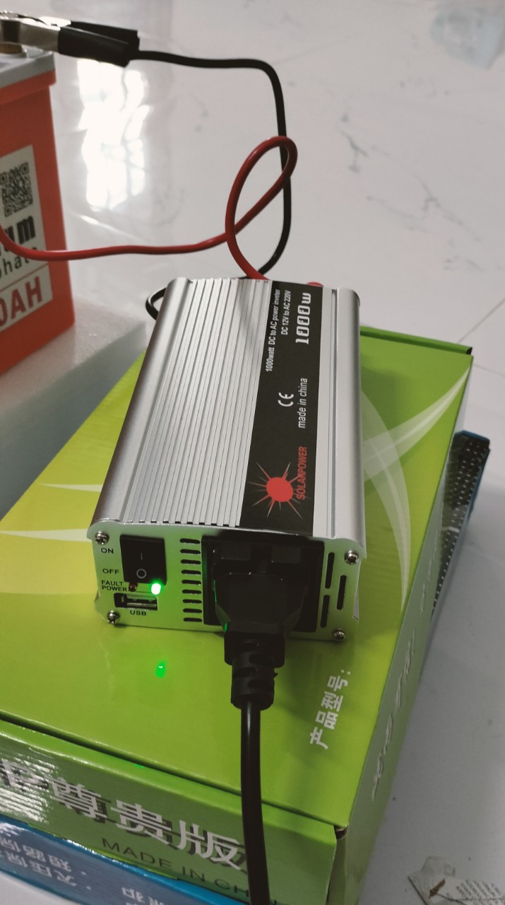 Bộ Kích Điện 1000W - 12V lên 220v Solarpower