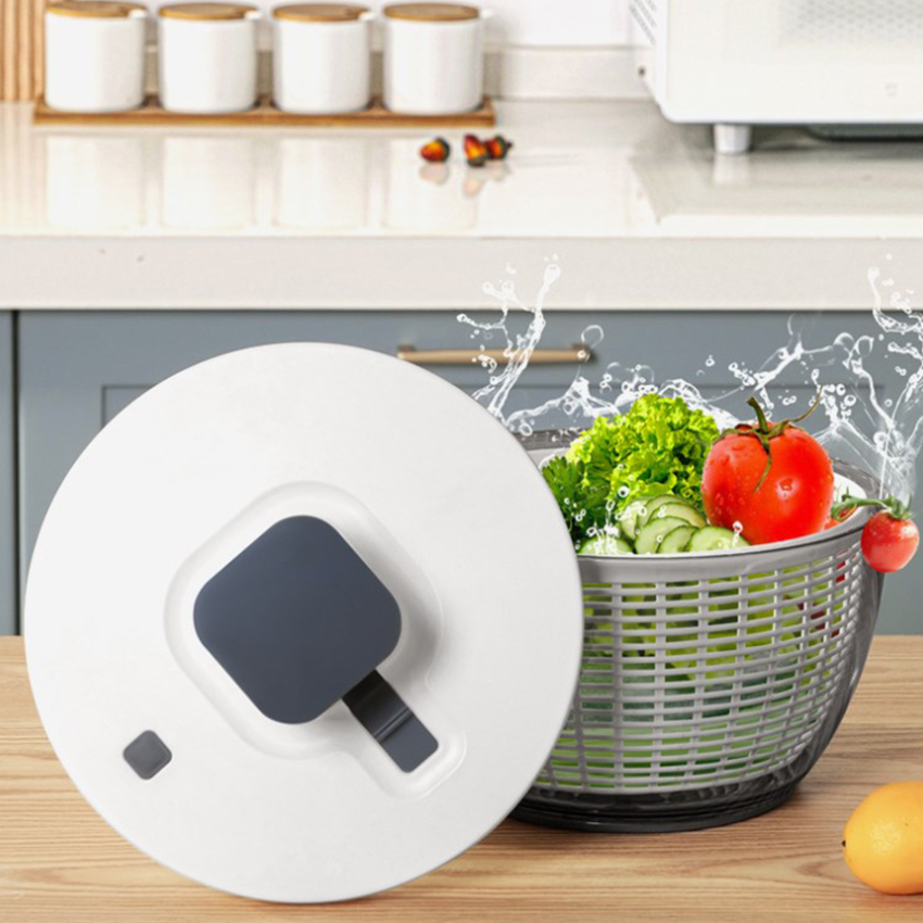 Loại Báo Chí Rau Dehydrator Trái Cây Máy Sấy đồ gia dụng sức chứa lớn Dehydrator phụ kiện nhà bếp Cống Salad Giỏ Tiện Ích