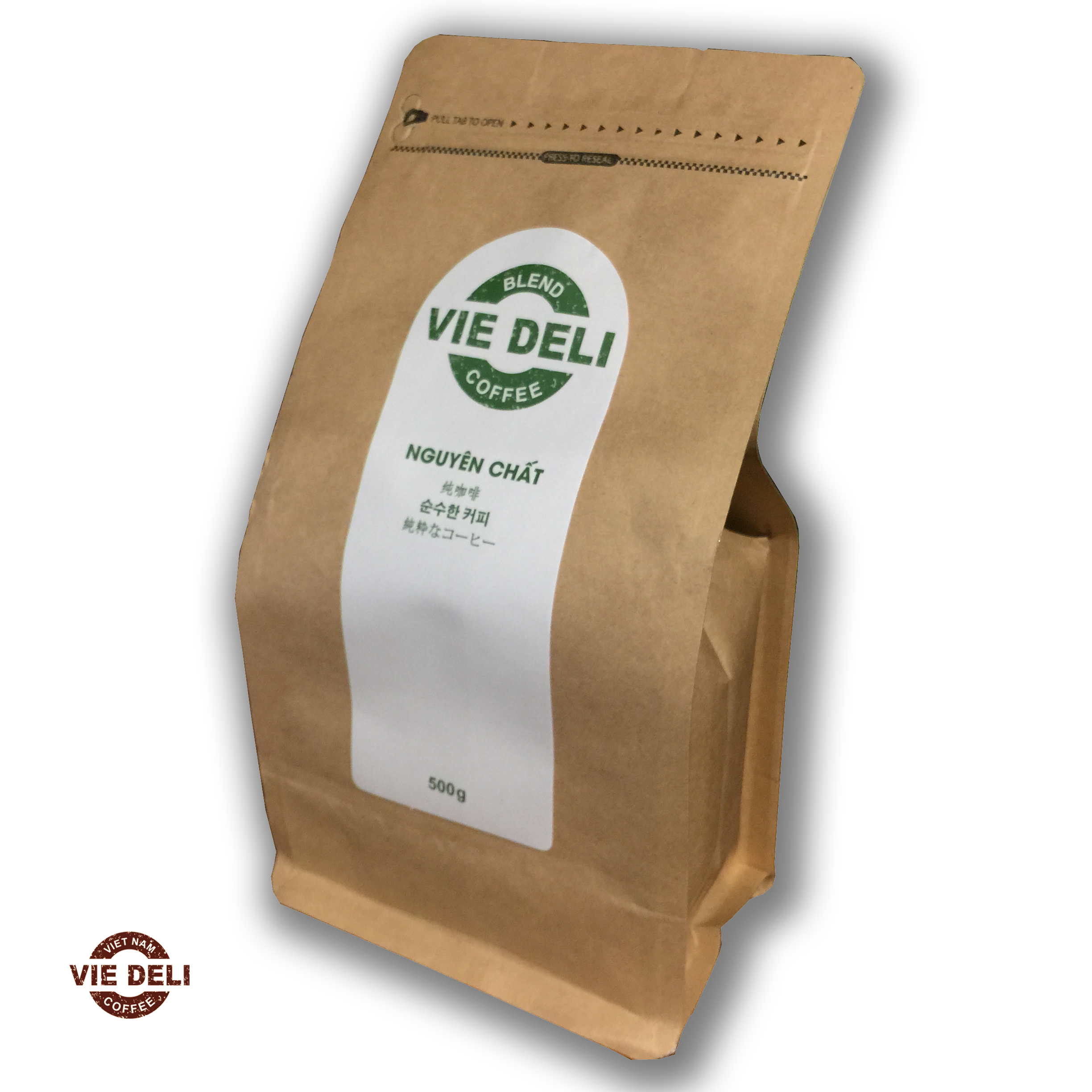 Cà phê bột Blend Viedeli, túi 500g