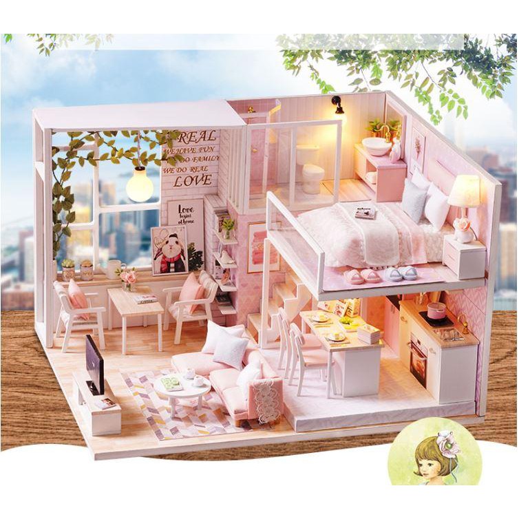 Bộ lắp ghép DIY - Pink House L022