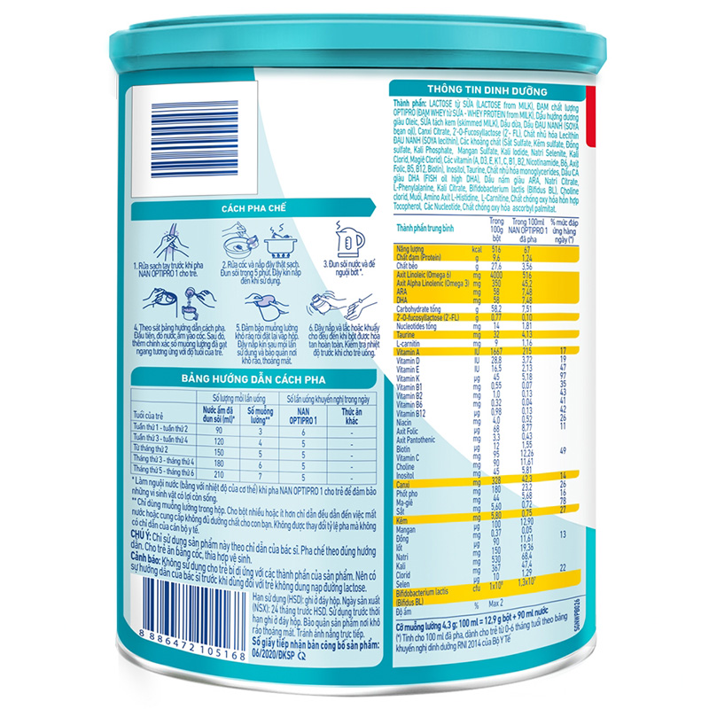Sữa Bột Nestle NAN OPTIPRO PLUS 1 HMO 900g
