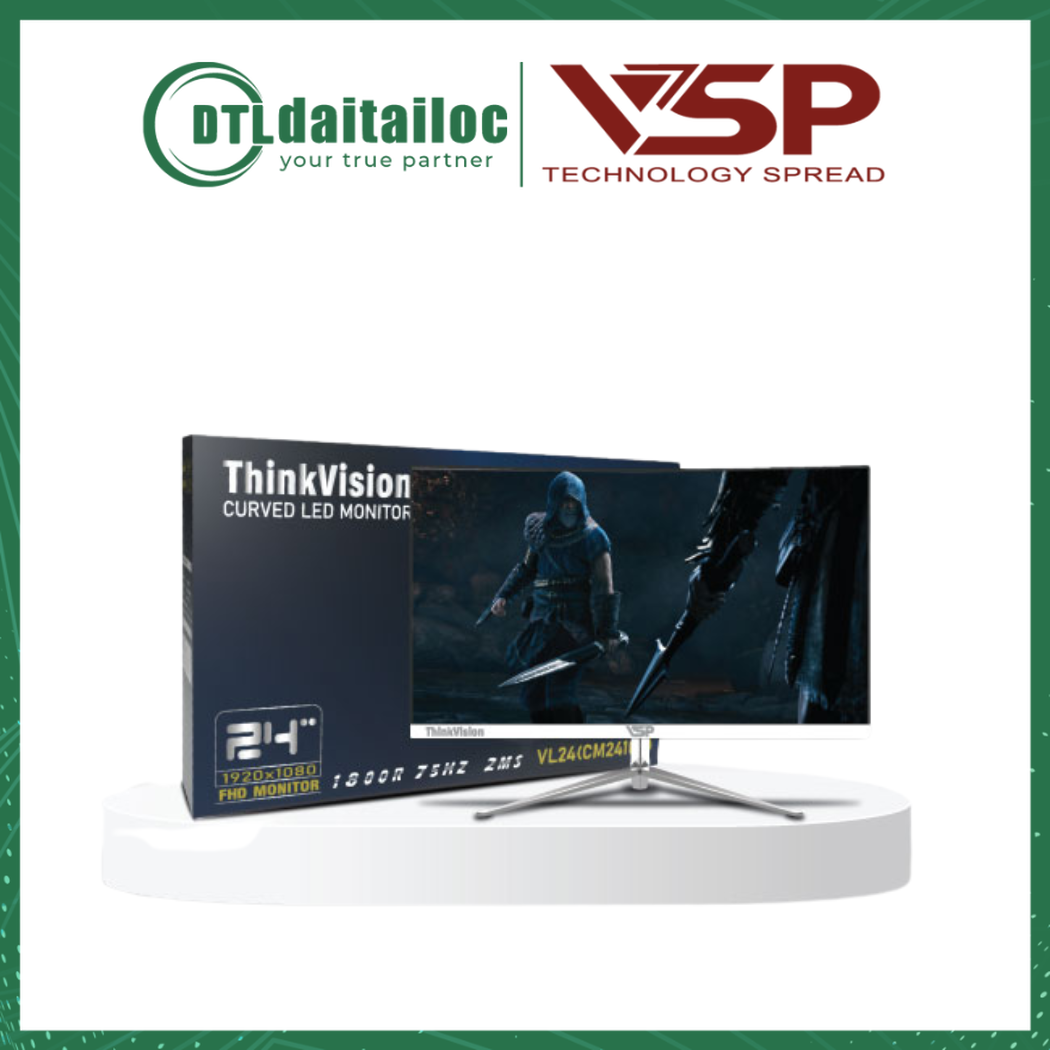 Màn hình lcd vsp 24inch vl24 cm2410q black 75hz chính hãng
