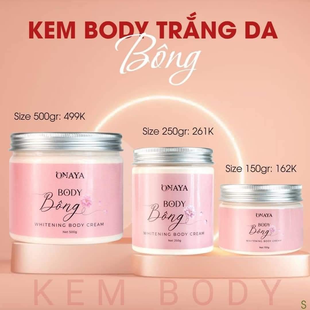 Kem Body Bông 500g ONAY