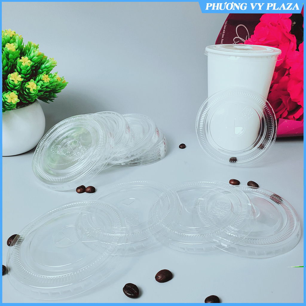 50 Chiếc nắp cốc giấy - nắp bằng