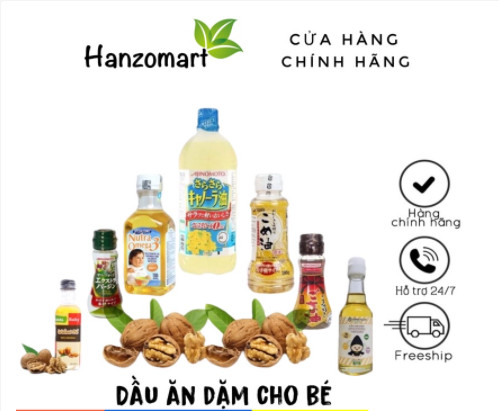 Dầu ăn dặm cho bé từ 6m+