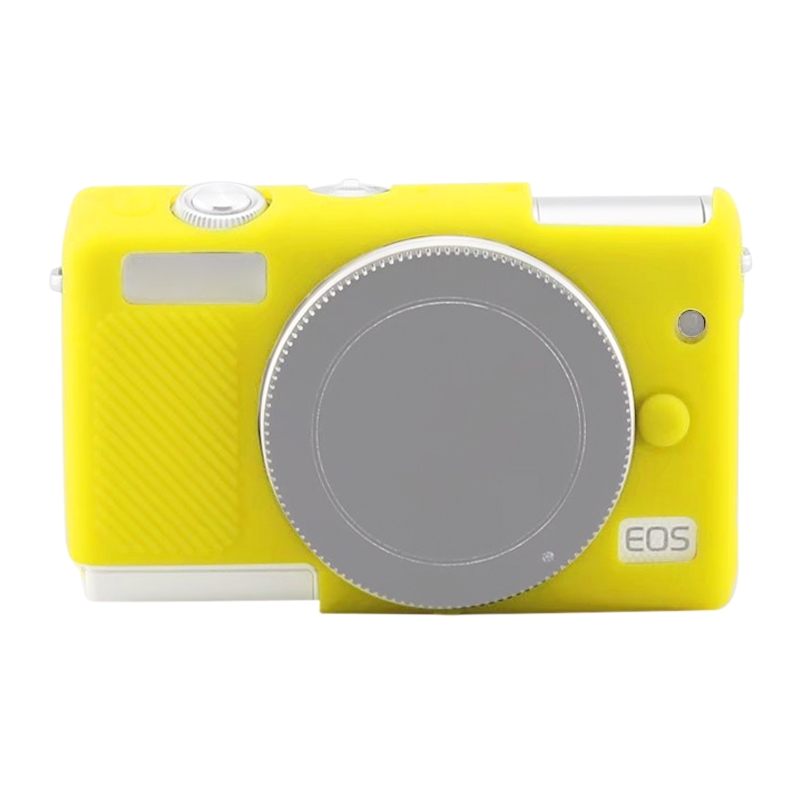 Soft Silicone Protective Case for Canon EOS M200 (Yellow)(PULUZ Official store)