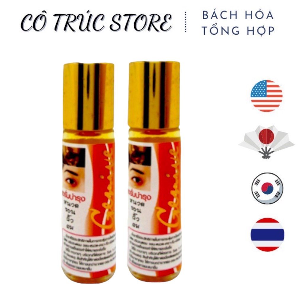 Serum Mọc Dày Mi, Lông Mày, Râu Genive [FREESHIP]