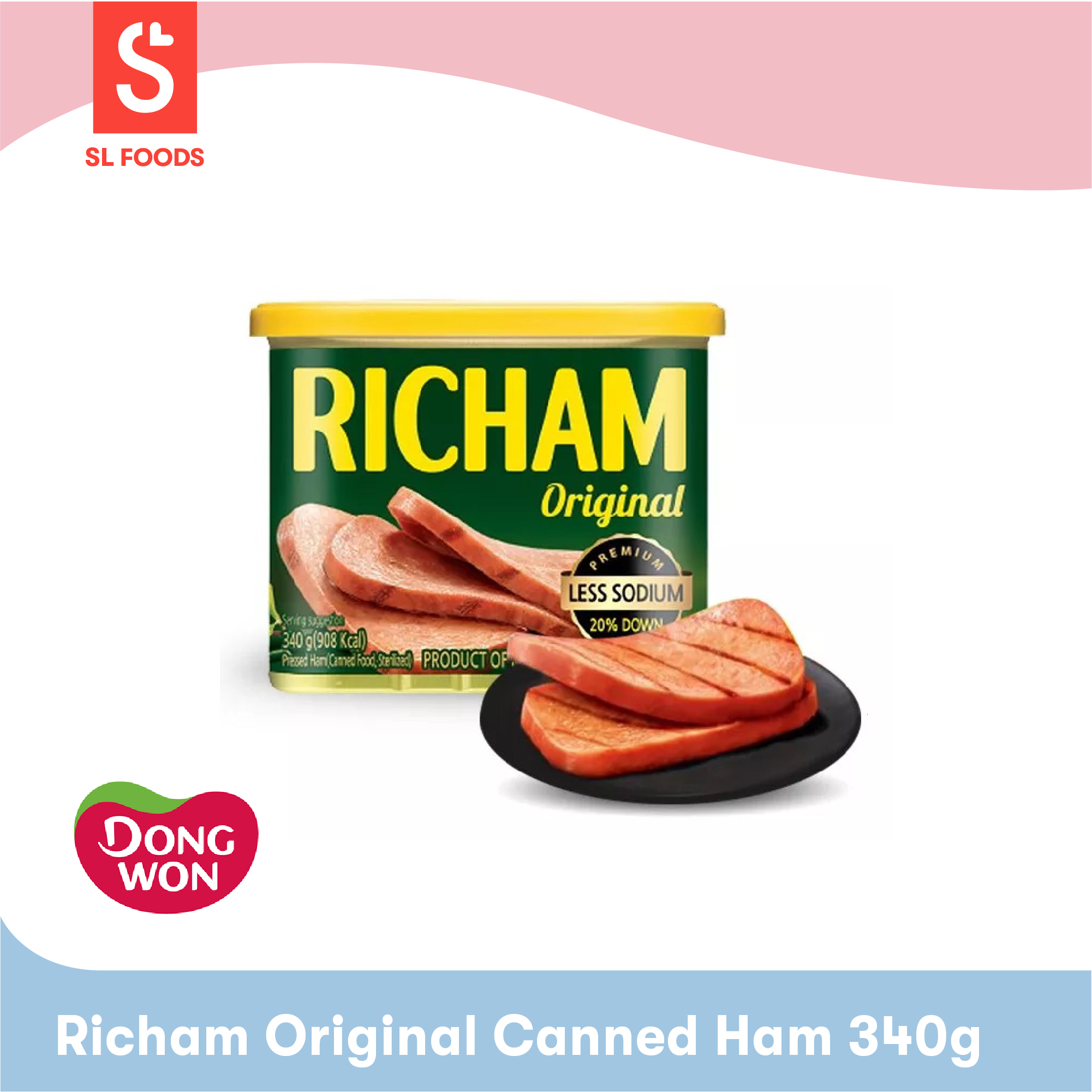 Dongwon Richam Original Canned Ham 340g Korean Lazada Singapore