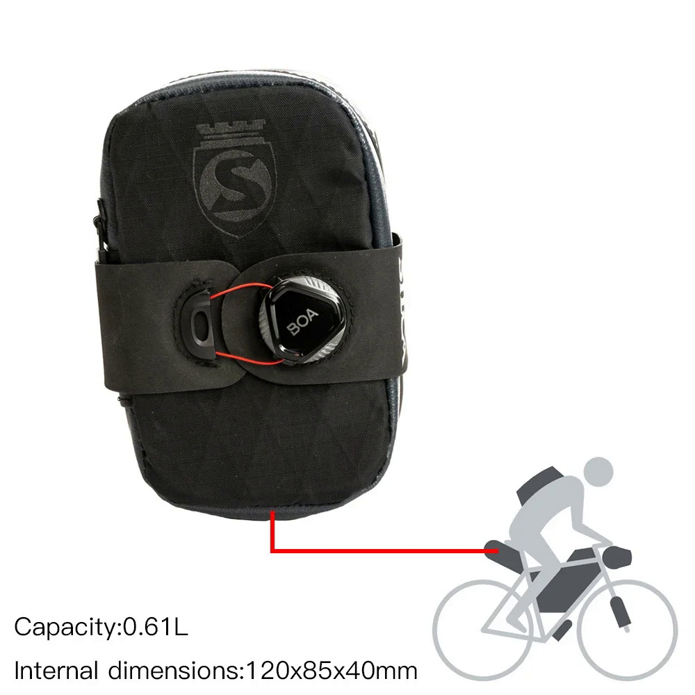 Rapha BOA mattone không thấm nước YKK dây kéo khung túi yên Túi Túi Ống hàng đầu túi handleba Túi xe đạp Túi