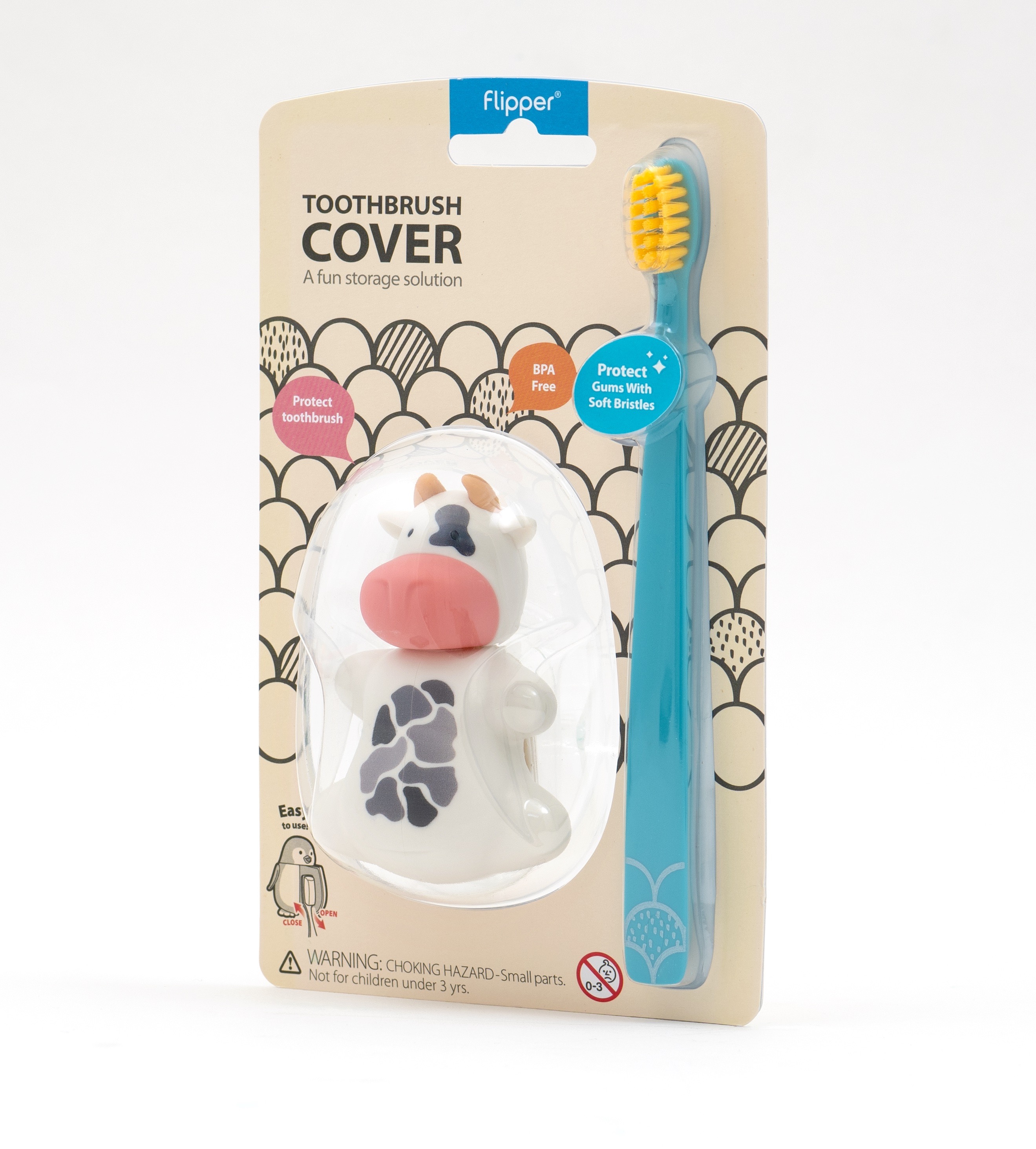 Flipper Giraffe Toothbrush Holder – Hygienic & Fun For Kids & Travel