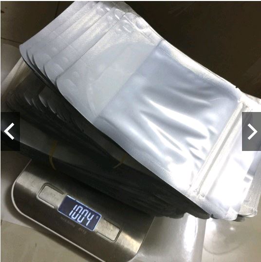 [HCM]1kg túi zip bạc kích thước 15x22 (đựng được 100-250g khô gà)