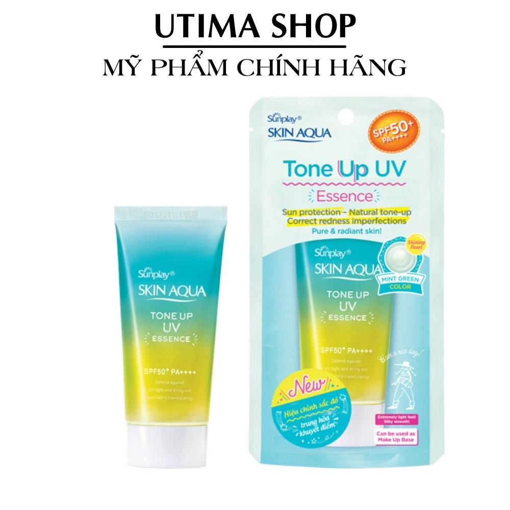 Tinh Chất Chống Nắng Sunplay Hiệu Chỉnh Sắc Da 50g xanh Skin Aqua Tone Up UV Essence Lavender SPF50+ PA++++- Utima shop thumbnail