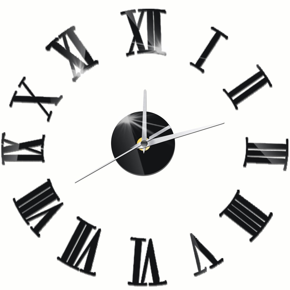 Clock Innoative Designs 【Innovative design】Acrylic DIY Wall Clock Modern Design Silent ...