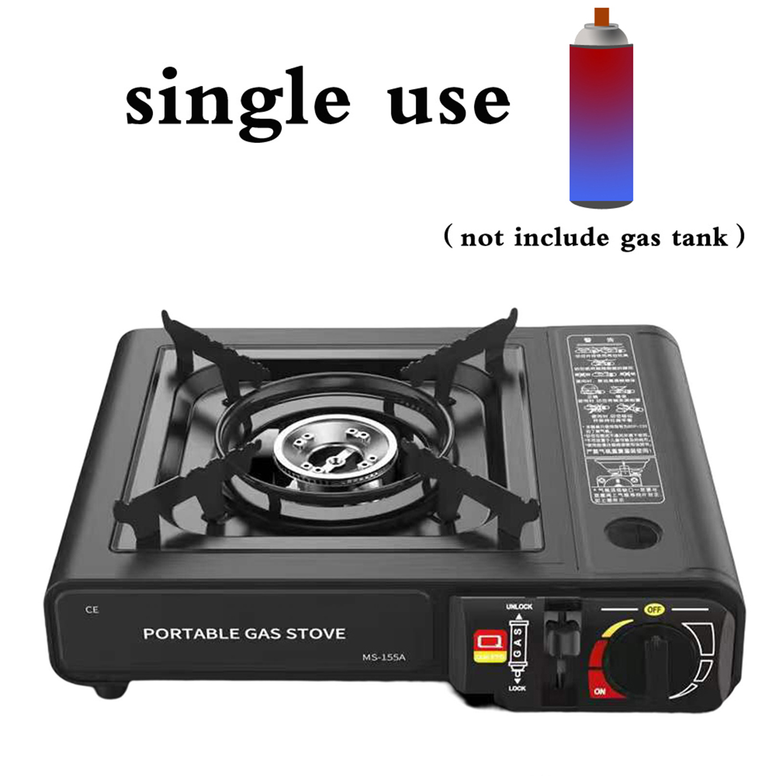 SI Butane Gas Stove Picnic Equipment Portable High-temperature