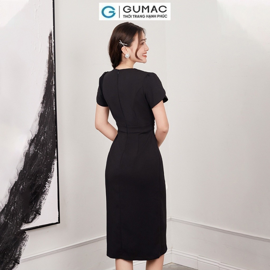 [4.4 - 6.4 |Voucher 10-12%] Đầm tulip cổ tròn thời trang GUMAC DD12048