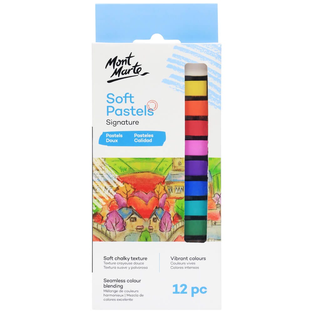 Mont Marte Soft Pastels 12pc.