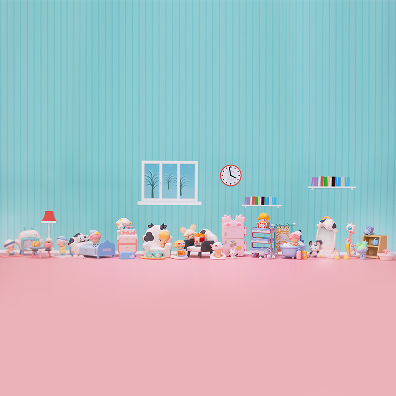 POP MART Figure Toys DIMOO Homebody Series Blind Box