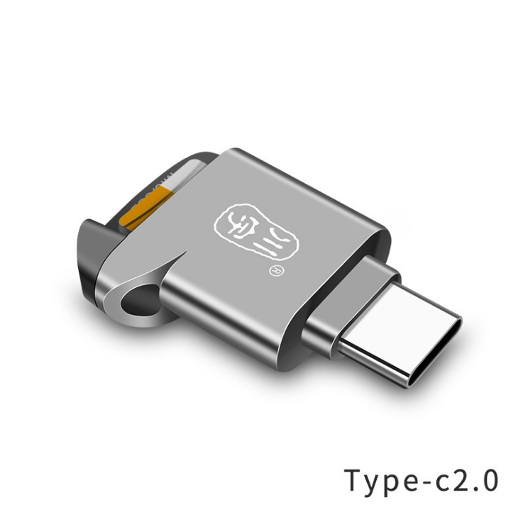 Kawau C271 Adapter Đọc Thẻ Nhớ Type-C Màu Đen, Tương Thích TF/Micro SD, Phụ Kiện Điện Thoại
