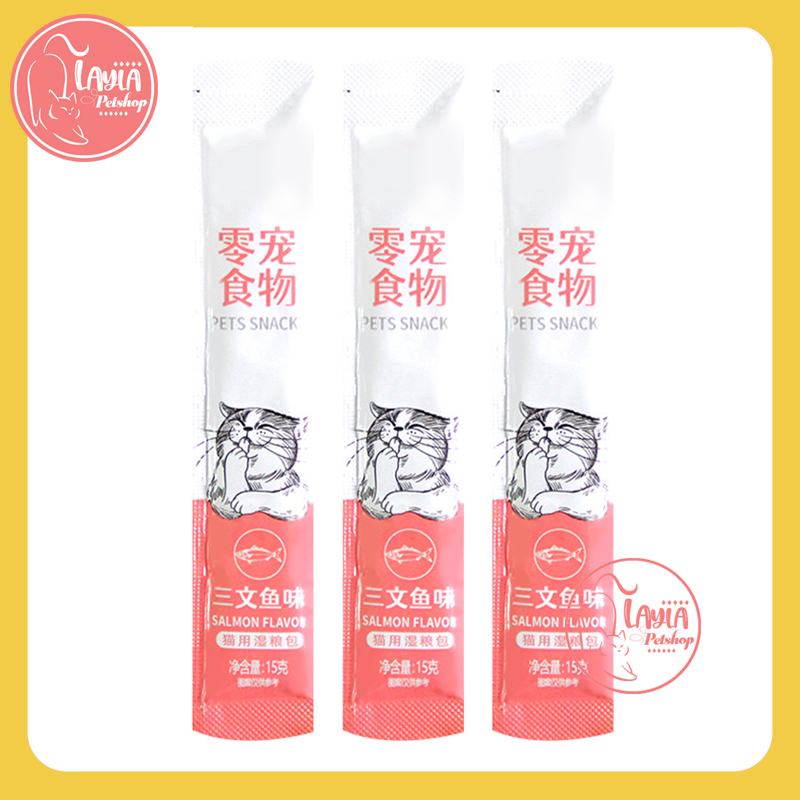 Combo 10 Thanh Súp thưởng cho mèo Pets Snacks
