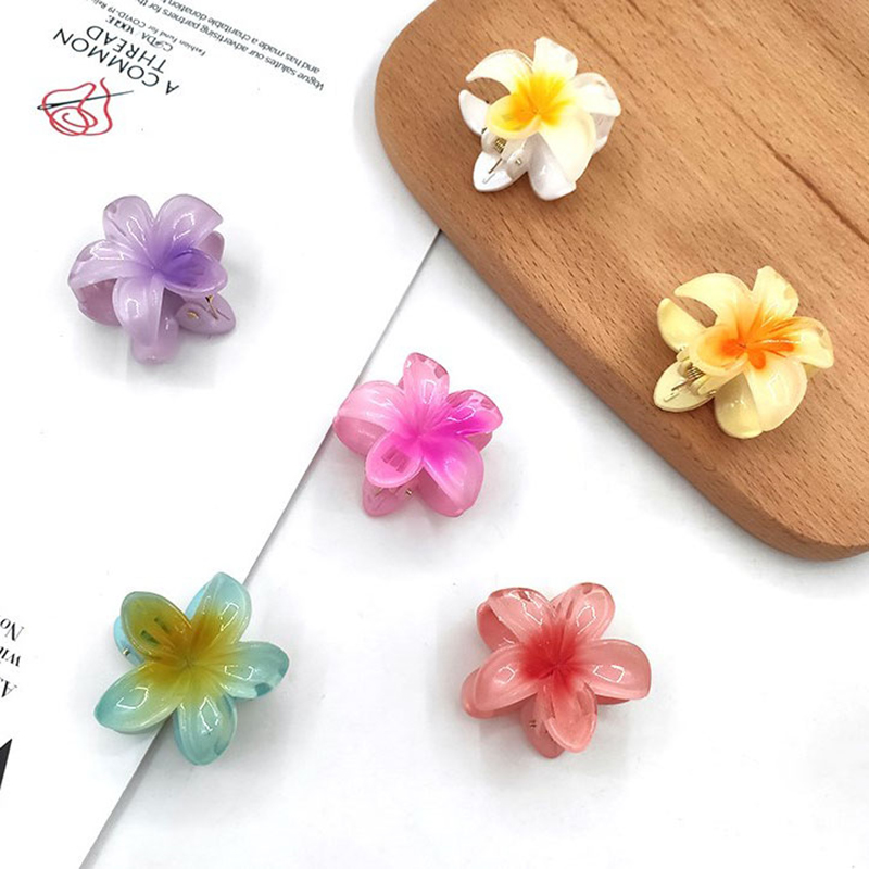 1pc%204CM%20Flower%20Hair%20Pin%20Claws%20For%20Girls%20Korean%20Hairpin%20Hair%20Claw%20Hair%20Clip%20ANLAN%20-%20Image%203