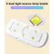 6W Mini Nail Dryer - Portable Machine with 6 LED UV Lights for Manicures. 