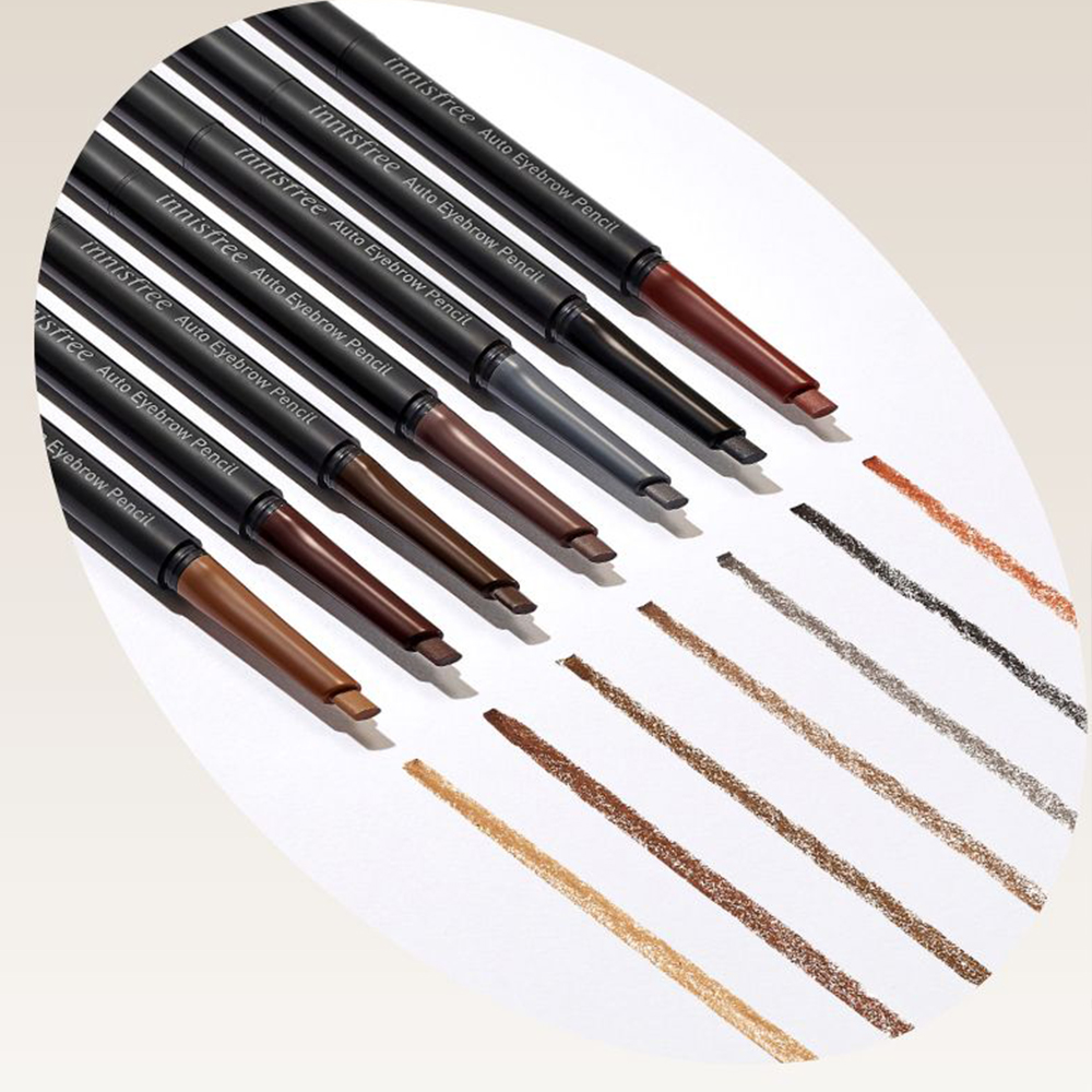 Chì kẻ mày Innisfree Auto Eyebrow Pencil 2 đầu 0.3g