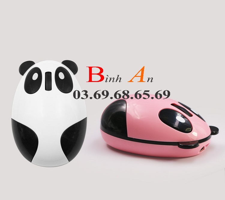 [Có Bảo Hành] Chuột có dây mini Panda Mouse